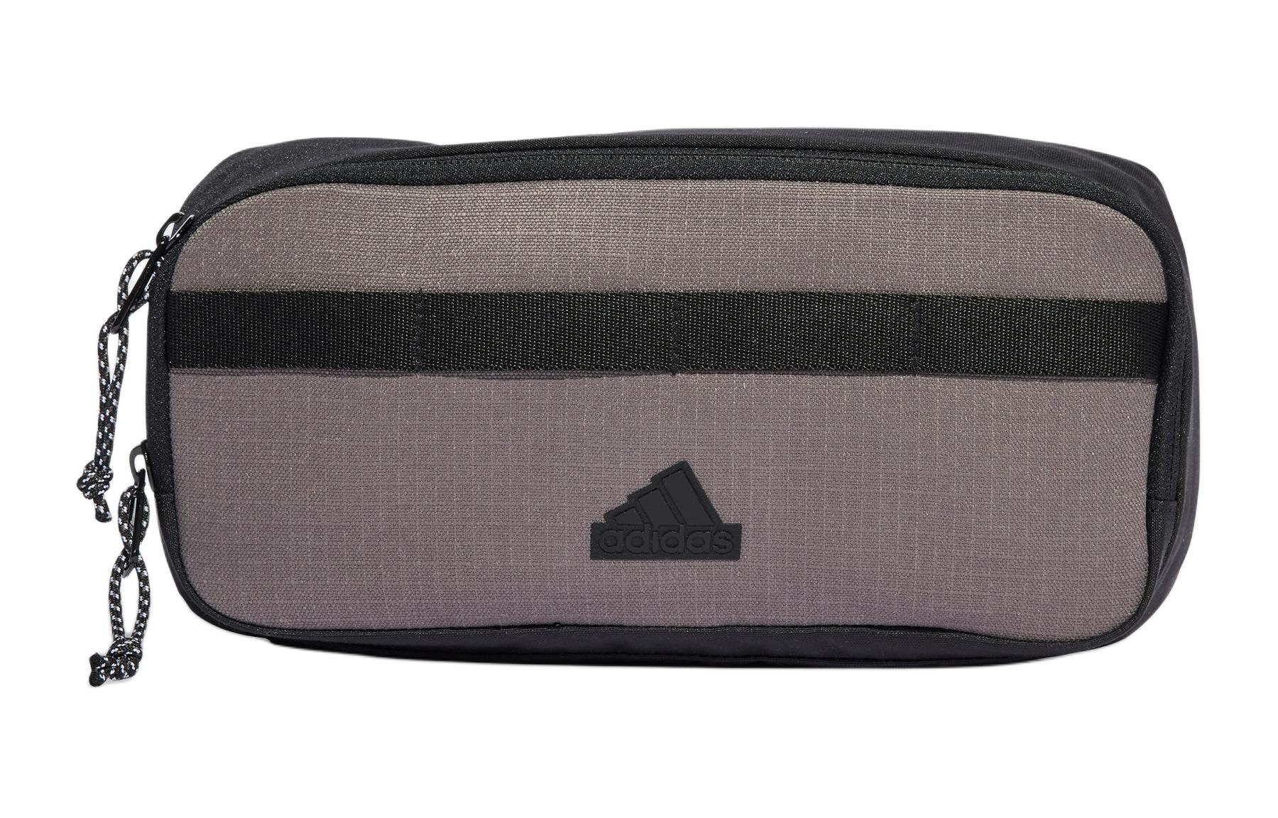

Футболка Adidas Unisex из переработанных материалов, цвет антрацитовый серый, черный и белый
