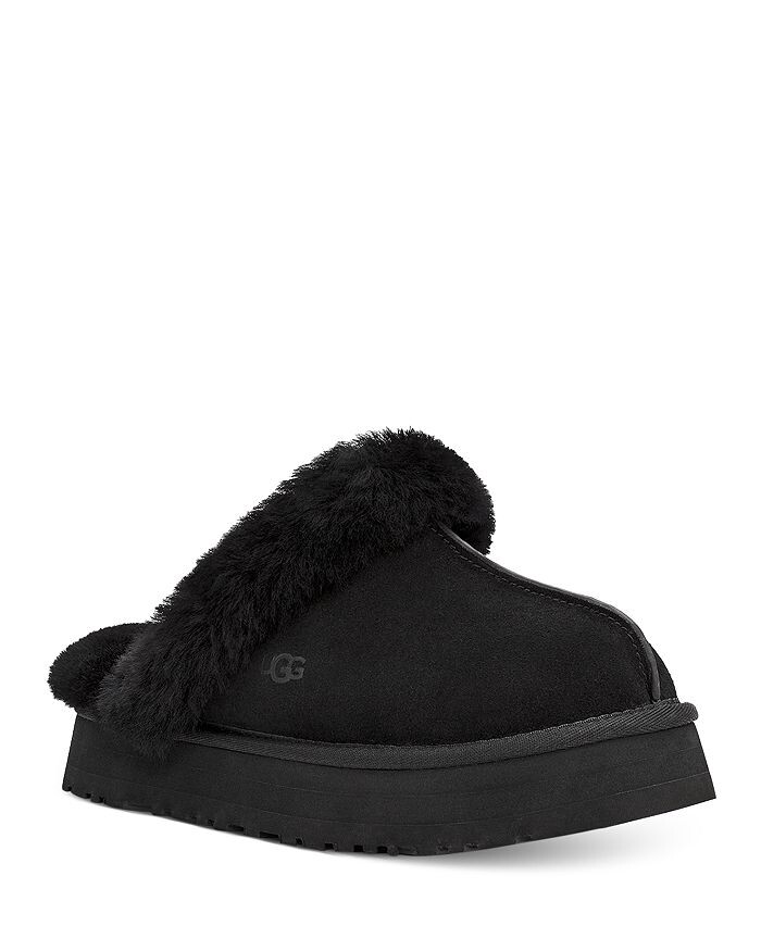 

Женские тапочки на плоской подошве Disquette UGG, черный