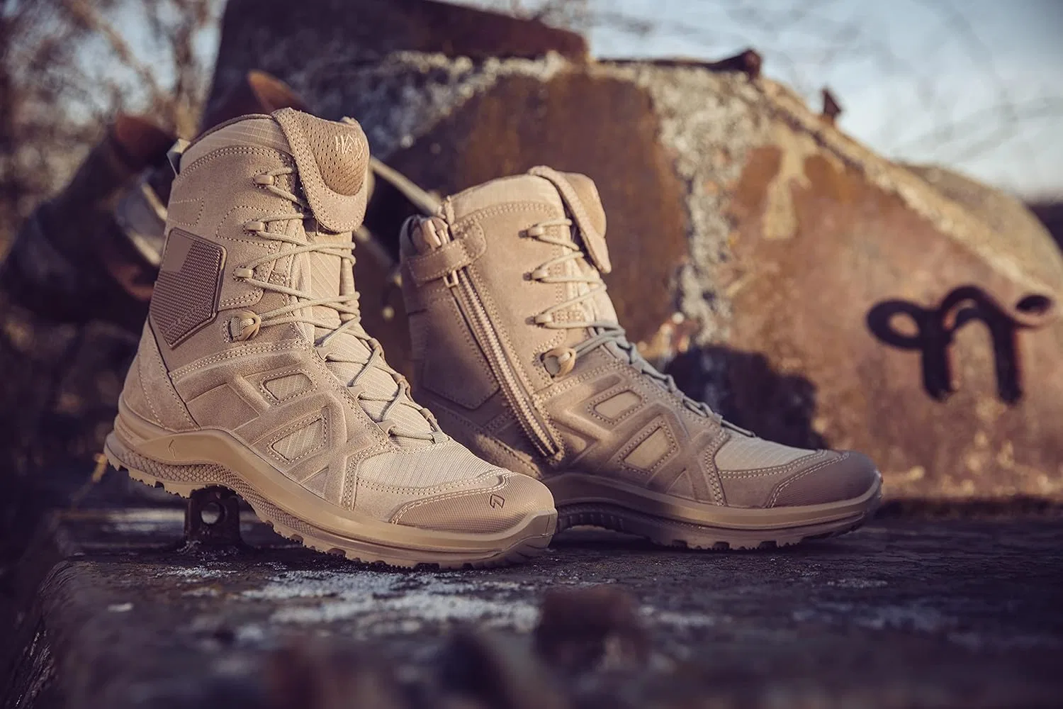 Спортивные ботинки Haix Black Eagle Athletic 2.0 VT High/Desert с боковой молнией — фото 3