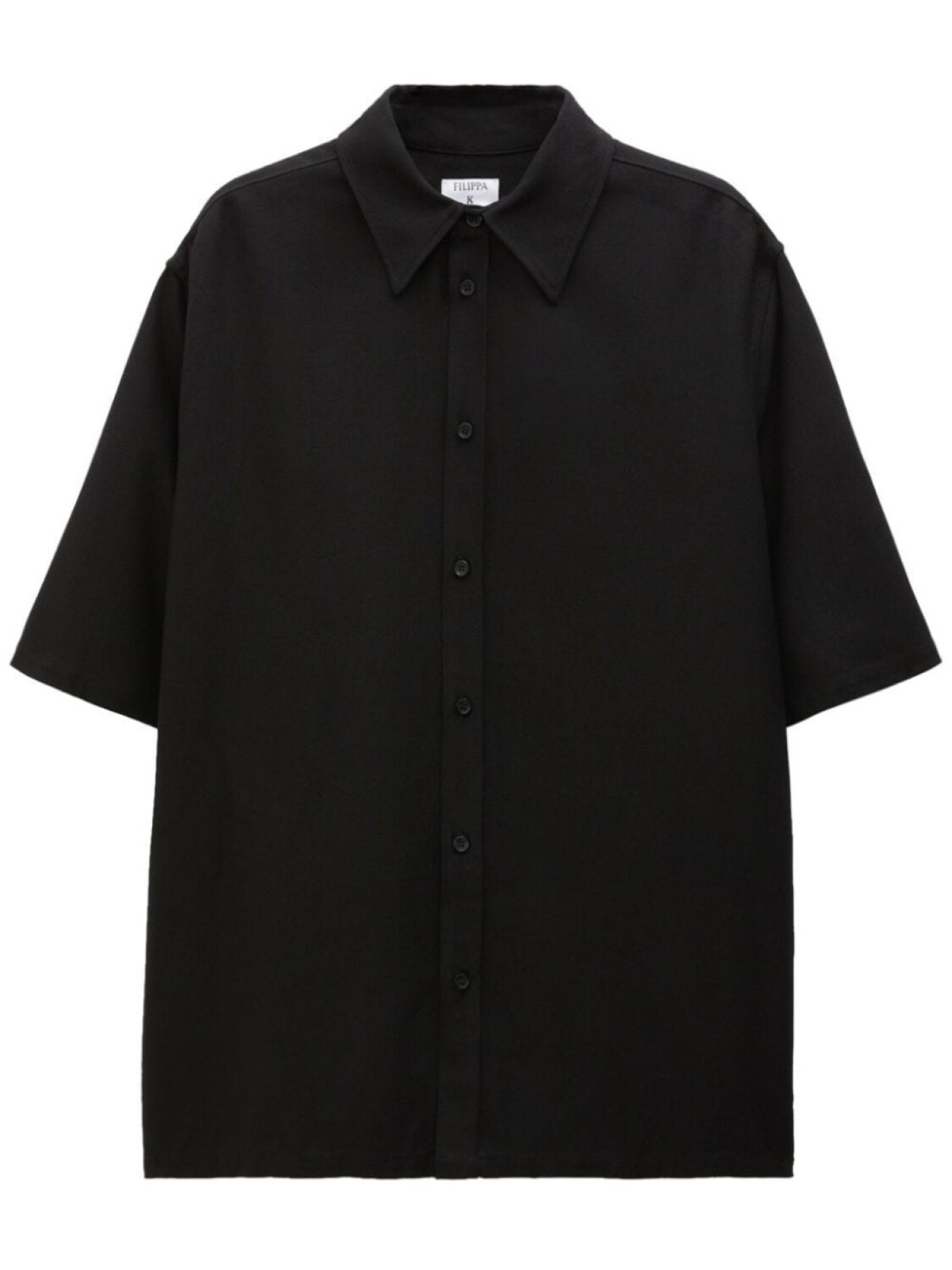 

Креповая рубашка Re:sourced Filippa K, черный