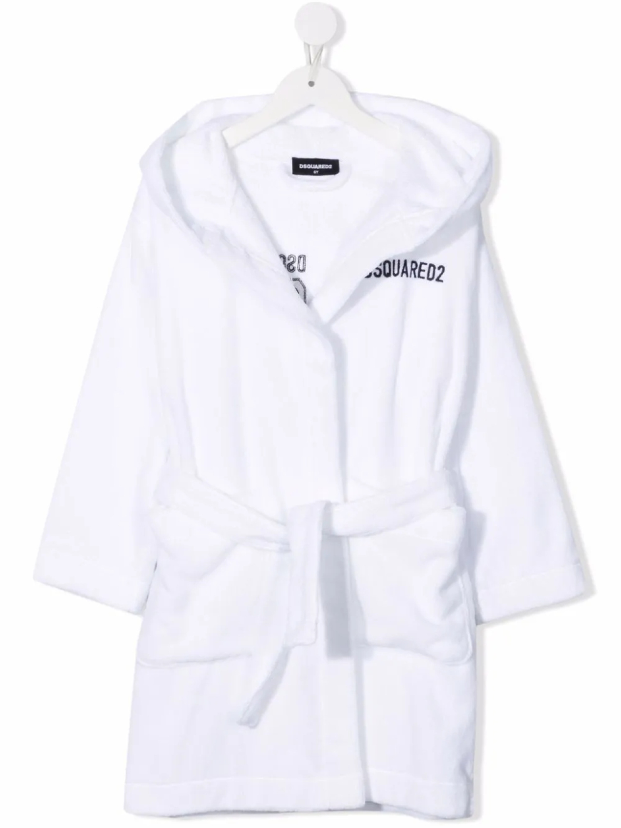 

DSQUARED2 KIDS халат с вышитым логотипом Icon