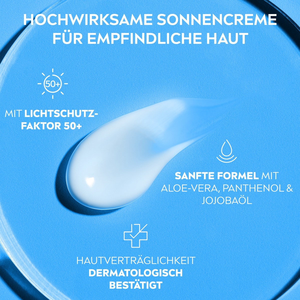 Солнцезащитный крем nivea sun sensitiv sofort schutz lsf50+ Nivea, количество 1 шт. — фото 3