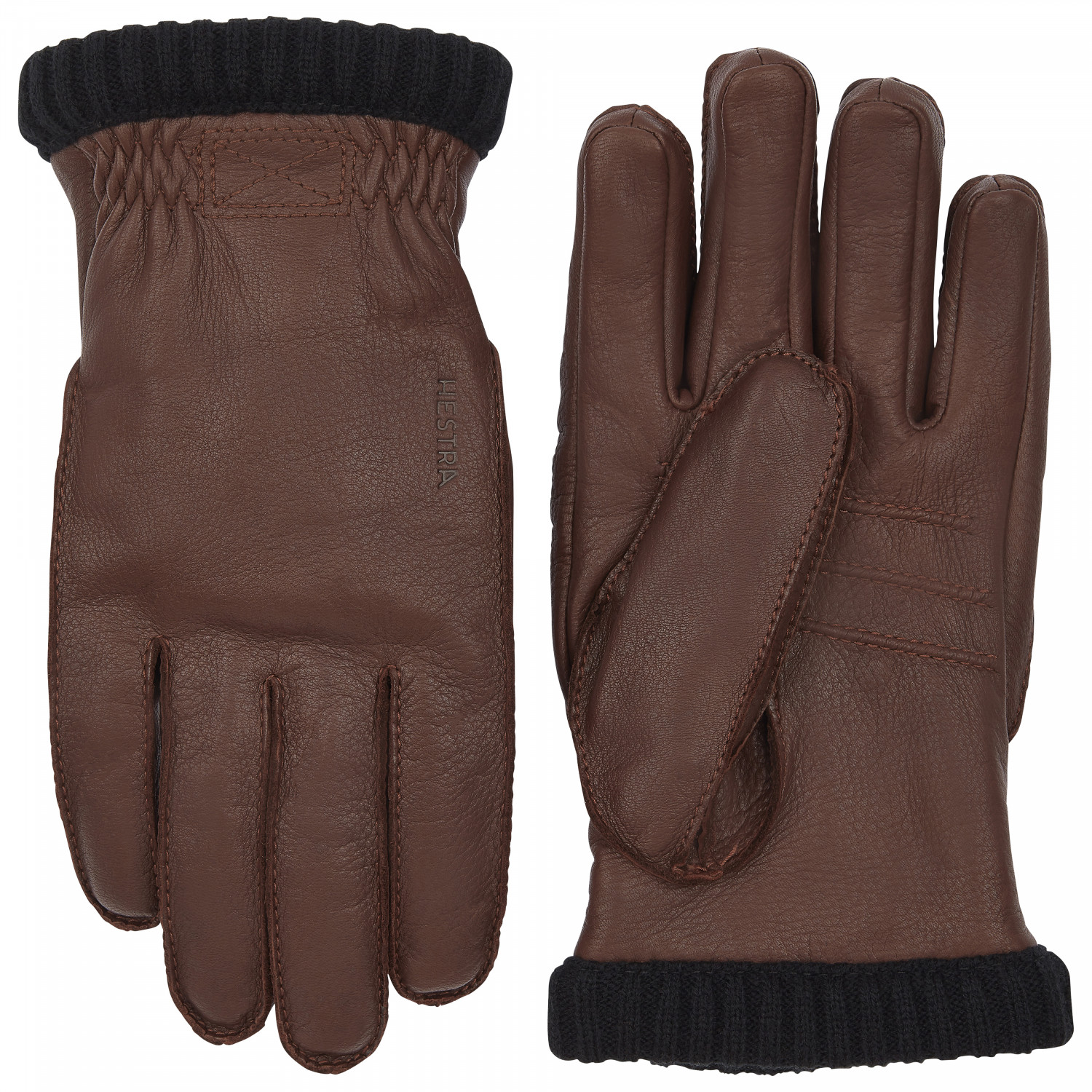 

Перчатки Hestra Deerskin Primaloft Rib, цвет Chocolate