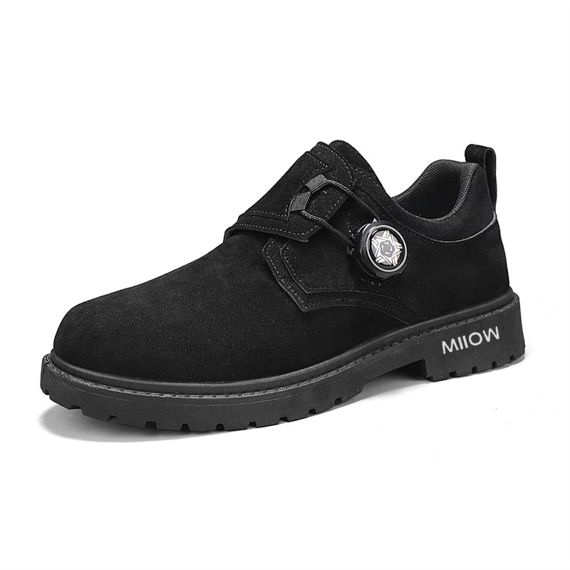 

MIIOW Мужские повседневные кроссовки Low Top черные, цвет Black