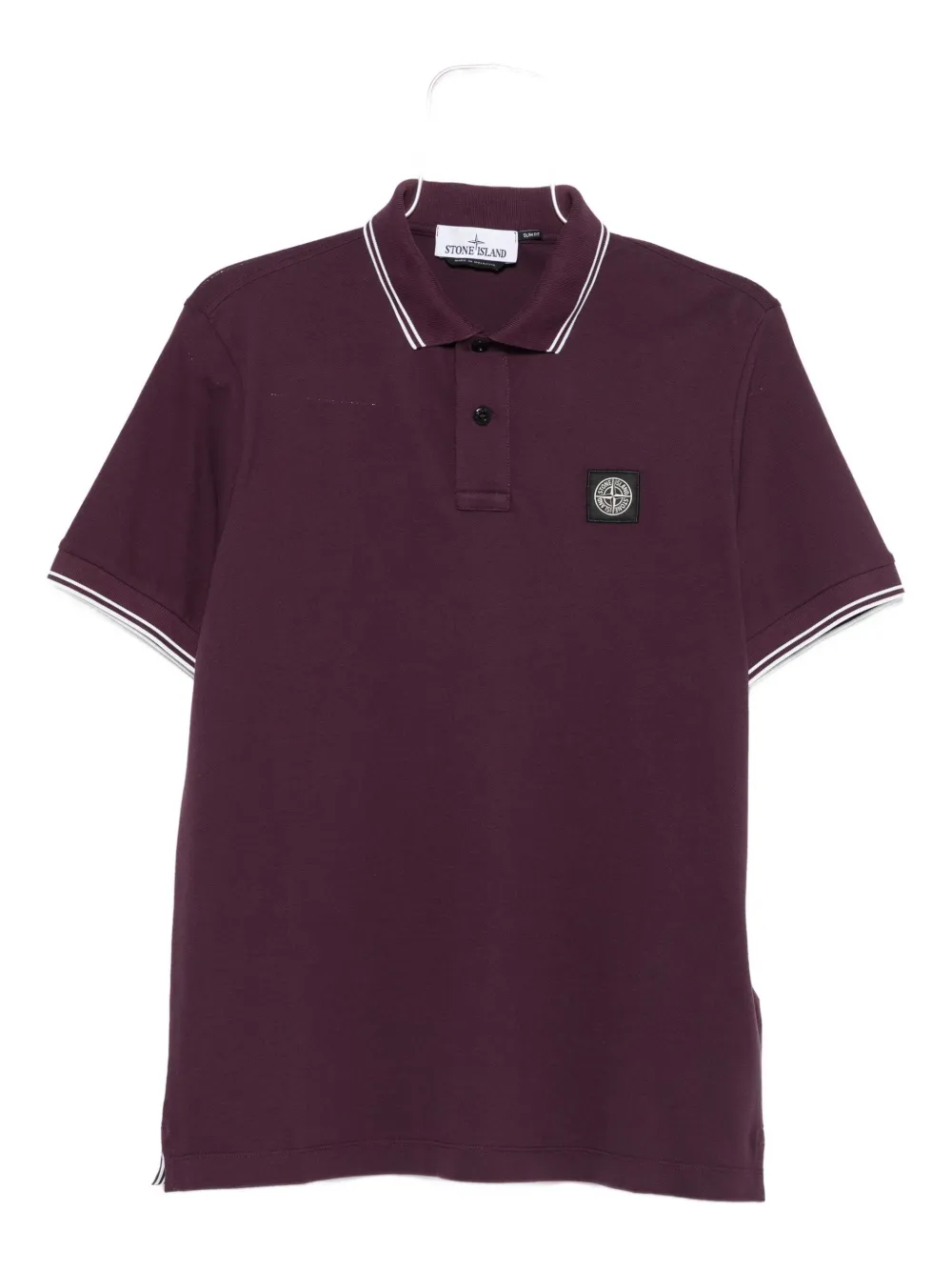 

Рубашка поло с логотипом Compass Stone Island, красный