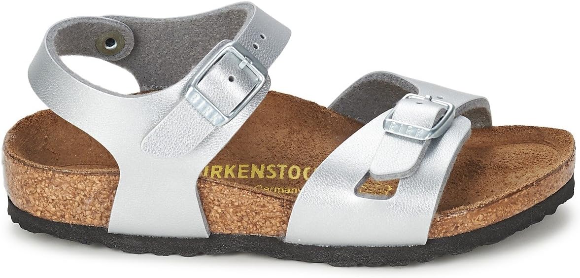 Сандалии Birkenstock Milano унисекс для взрослых, серебро — фото 2
