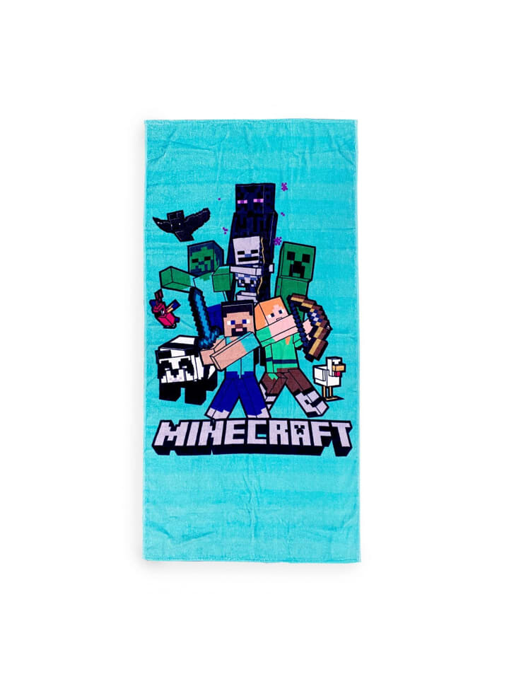 

Полотенце Minecraft, синий