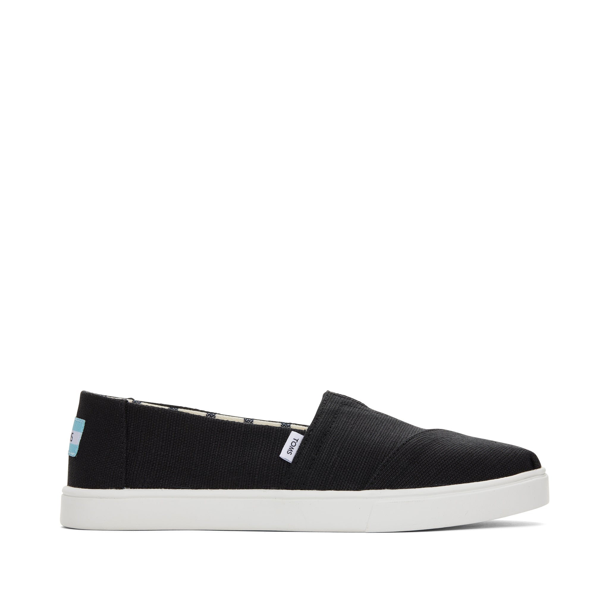 Кроссовки Alpargata Cupsole Black Heritage Canvas Slip-On TOMS Shoes