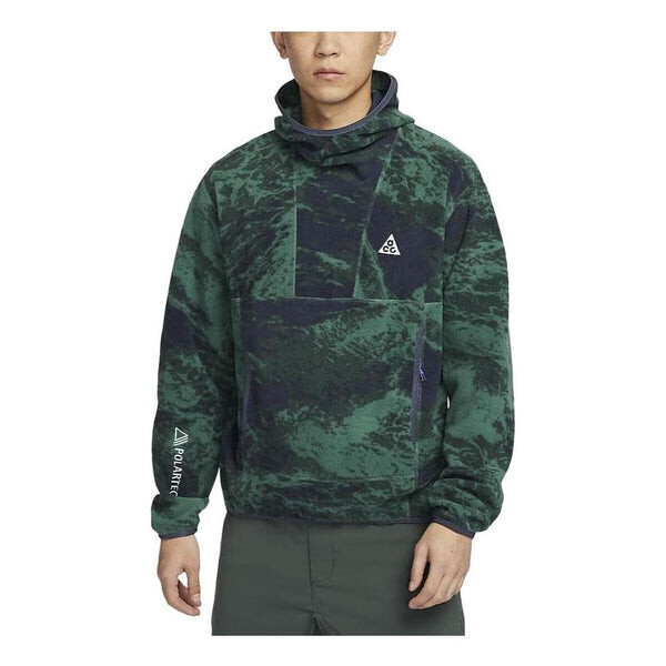 

Толстовка acg wolf tree all over print hoodie asia sizing 'green blue' Nike, мультиколор