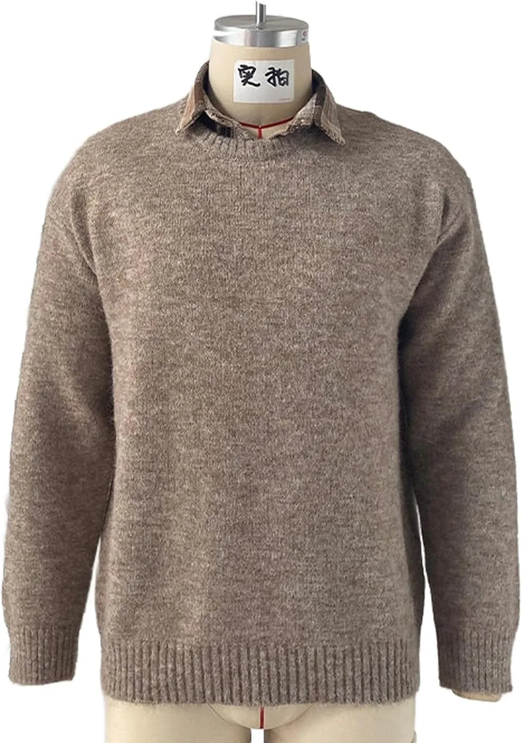 Мужской свитер с круглым вырезом Classic Fit — фото 4