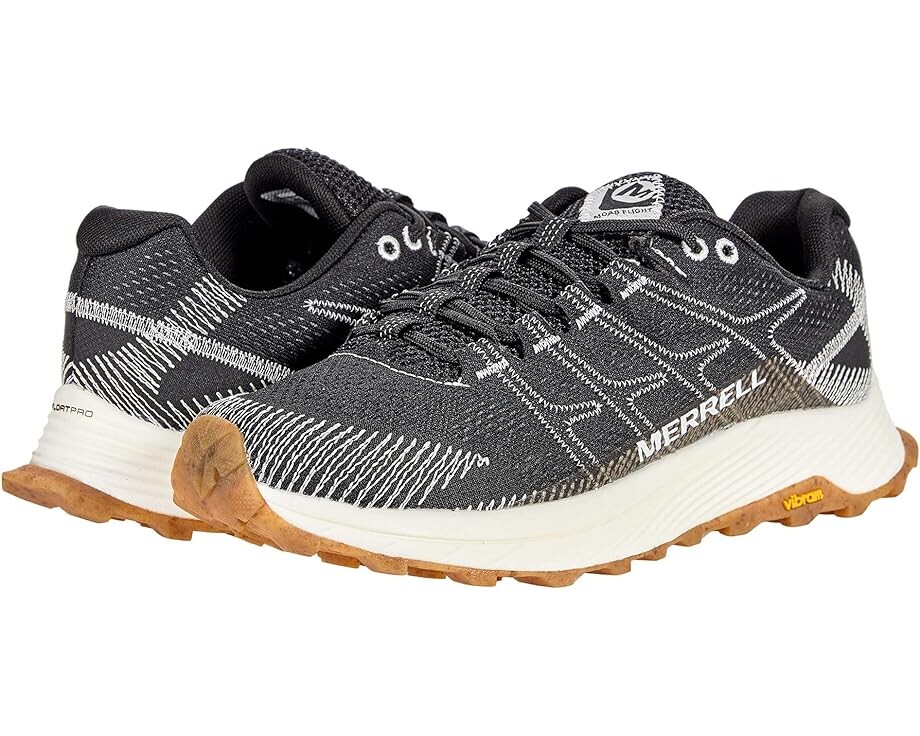 

Кроссовки Merrell Moab Flight Solution Dye, черный/белый