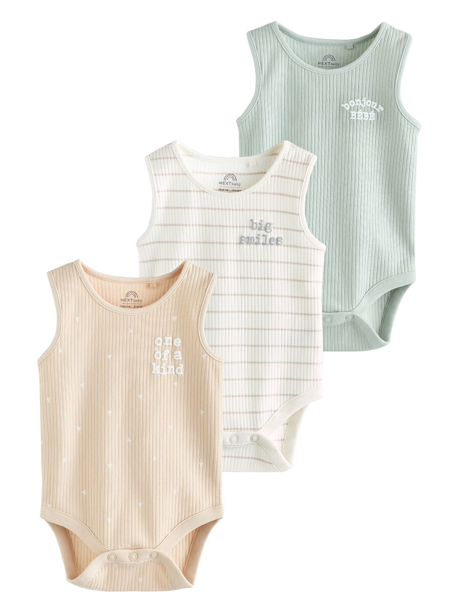 

Комбинезон Next, цвет Beige/Mint/White
