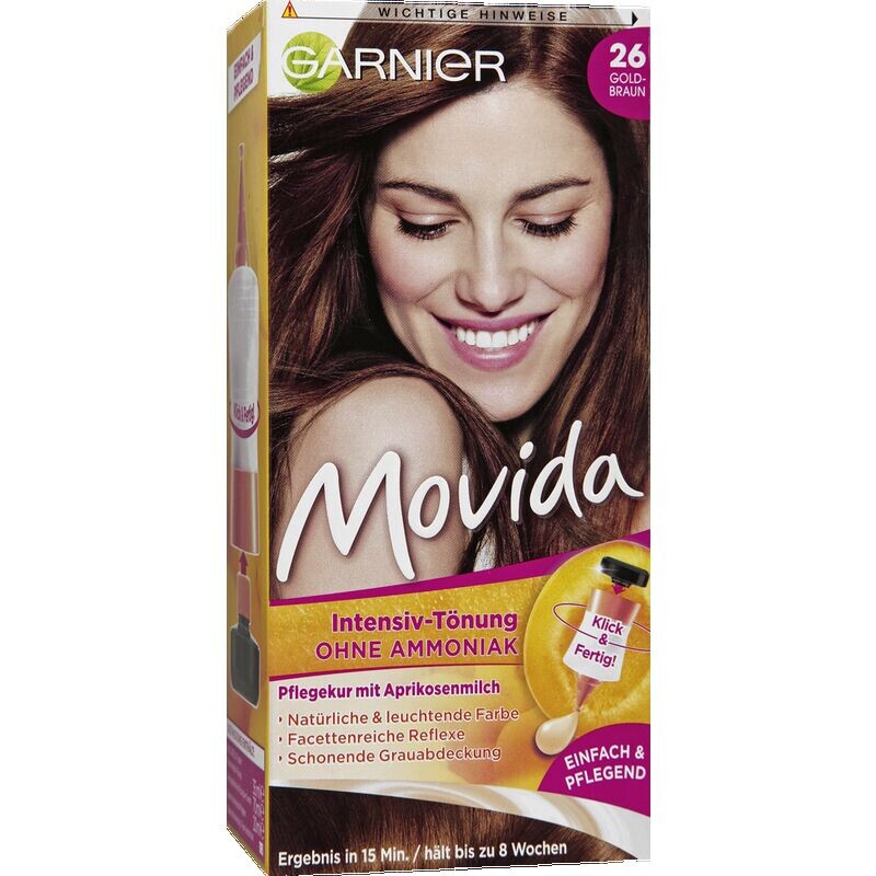 

Интенсивный оттенок 26 золотисто-коричневый Garnier, 1 шт.