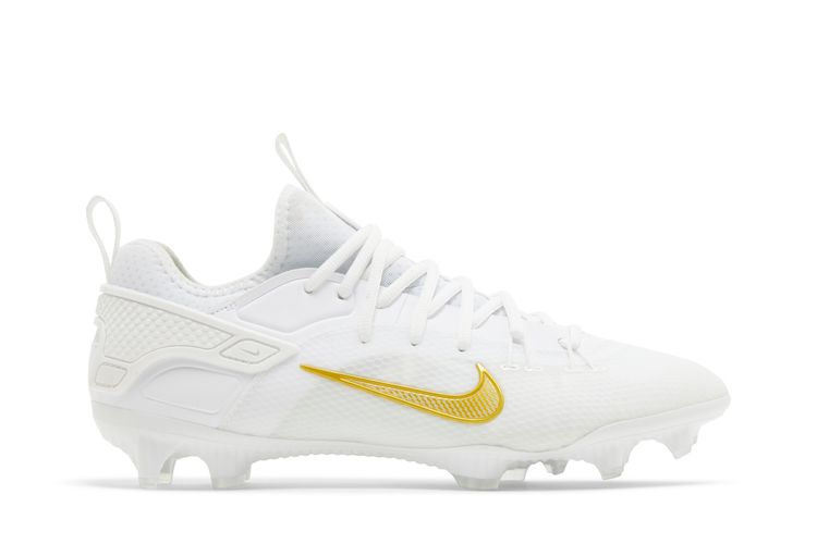 

Кроссовки Huarache 9 Elite Low LAX 'White Metallic Vivid Gold', белый