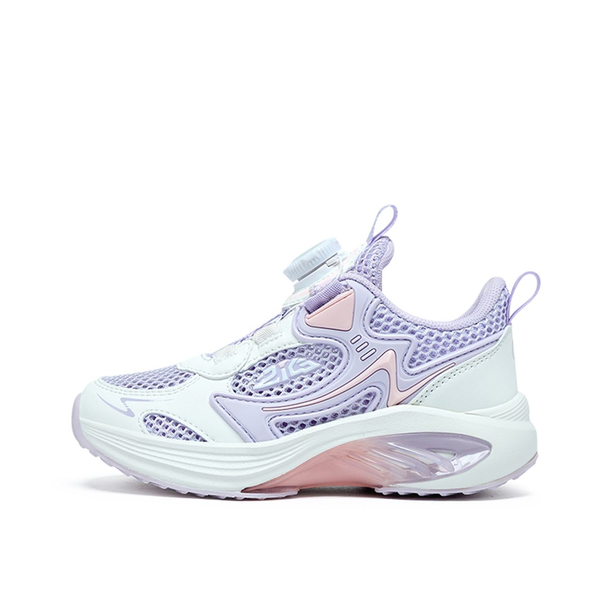 

Кроссовки для бега с низким верхом, противоскользящие, износостойкие, дышащие, легкие, амортизирующие, с отскоком. Детские. BIG WASP, сирень