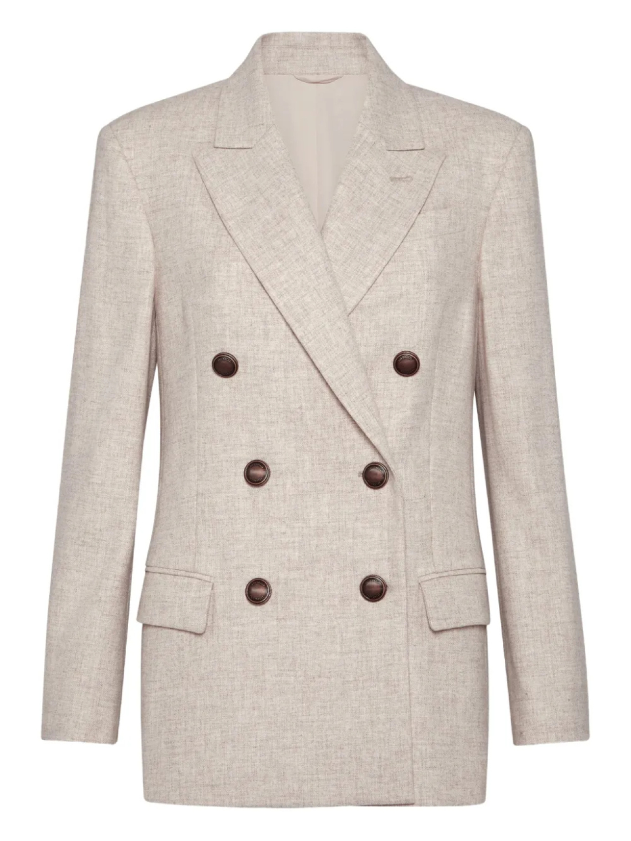 

Brunello Cucinelli твиловый пиджак, нейтральный