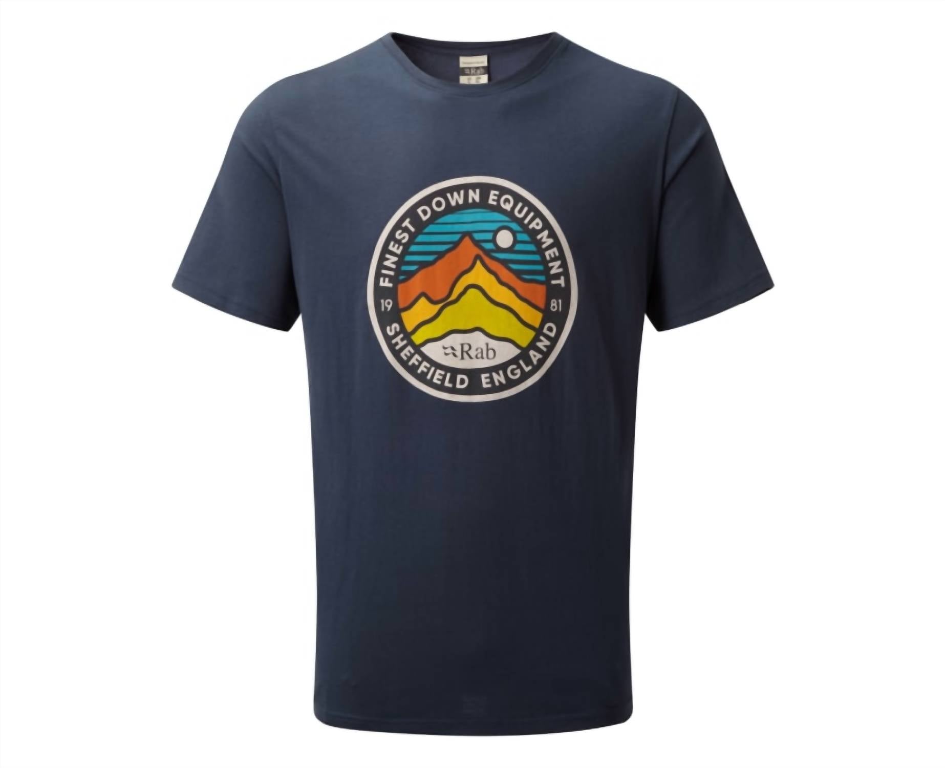 

Мужская футболка Stance 3 Peaks с коротким рукавом в цвете Deep Ink Rab