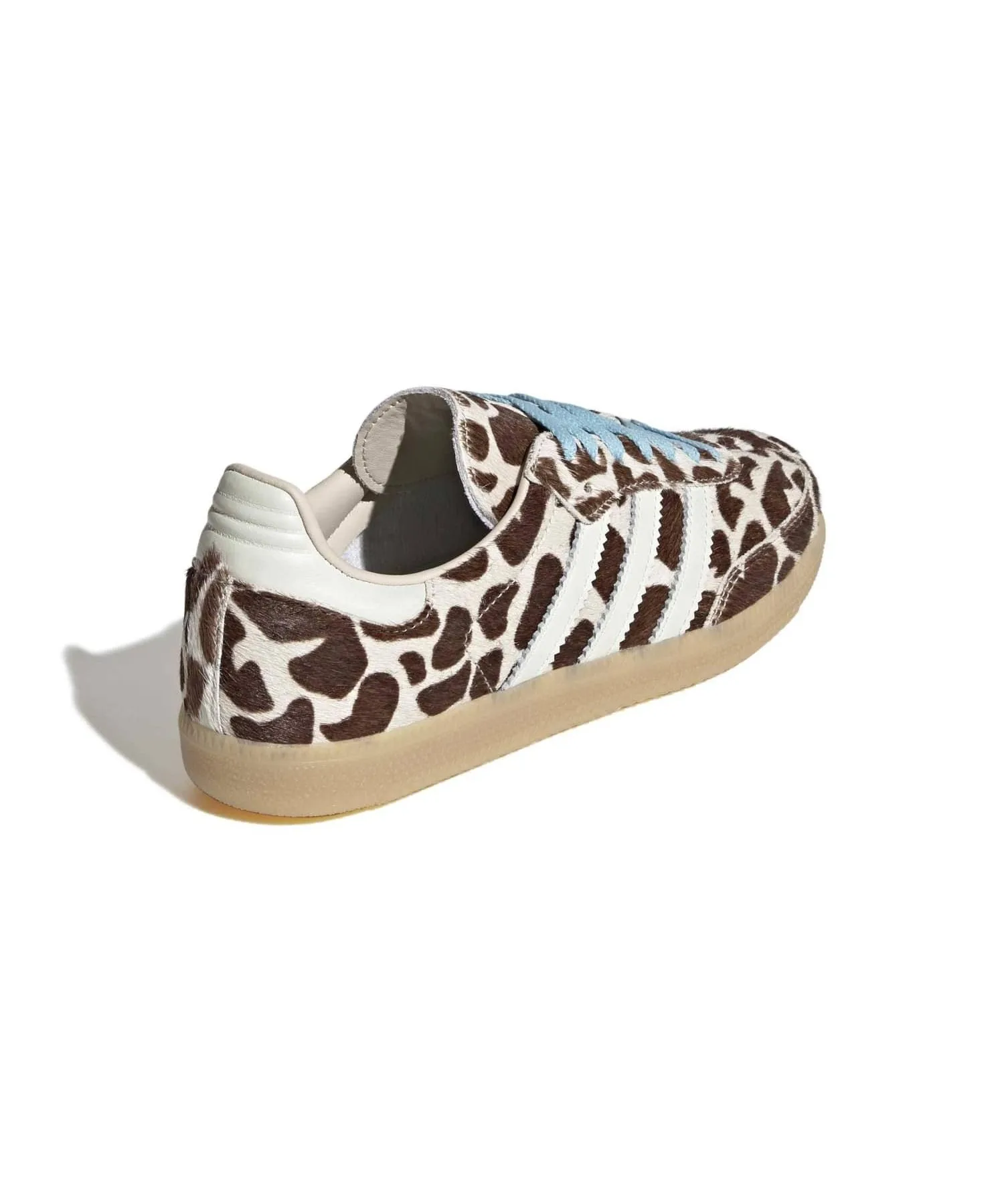 Унисекс кроссовки из натуральной кожи Samba OG KI6669 Adidas бежевые — фото 3