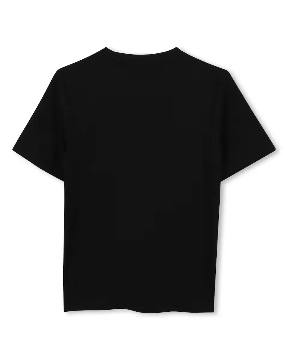 Детская хлопковая футболка BOSS Kidswear, черный — фото 2