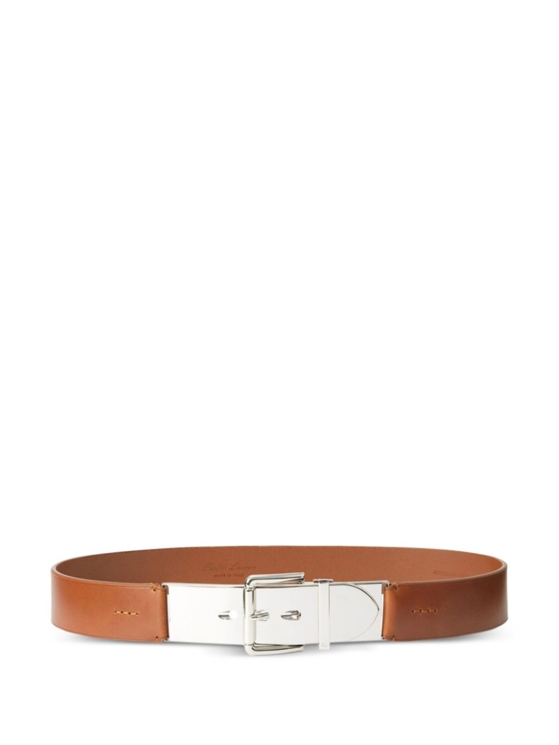 

Ремень с металлической пластиной из коллекции Ralph Lauren Ralph Lauren Collection, коричневый