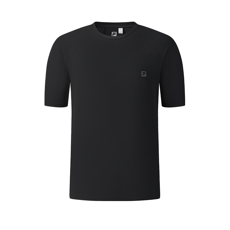 

FILA F25 летний стиль мужская футболка с регланными рукавами цвет pitch black