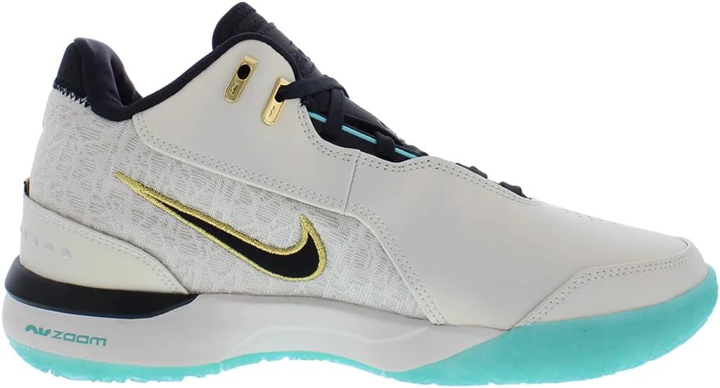 Мужские баскетбольные кроссовки Nike Lebron NXXT Gen AMPD, коричневый/металлик золотой — фото 3
