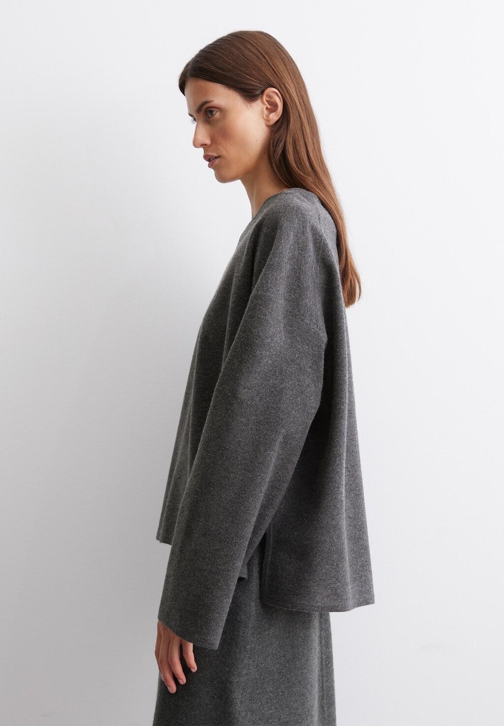 

Джемпер LONGSLEEVE ROUNDNECK Marc O'Polo, темно-серый