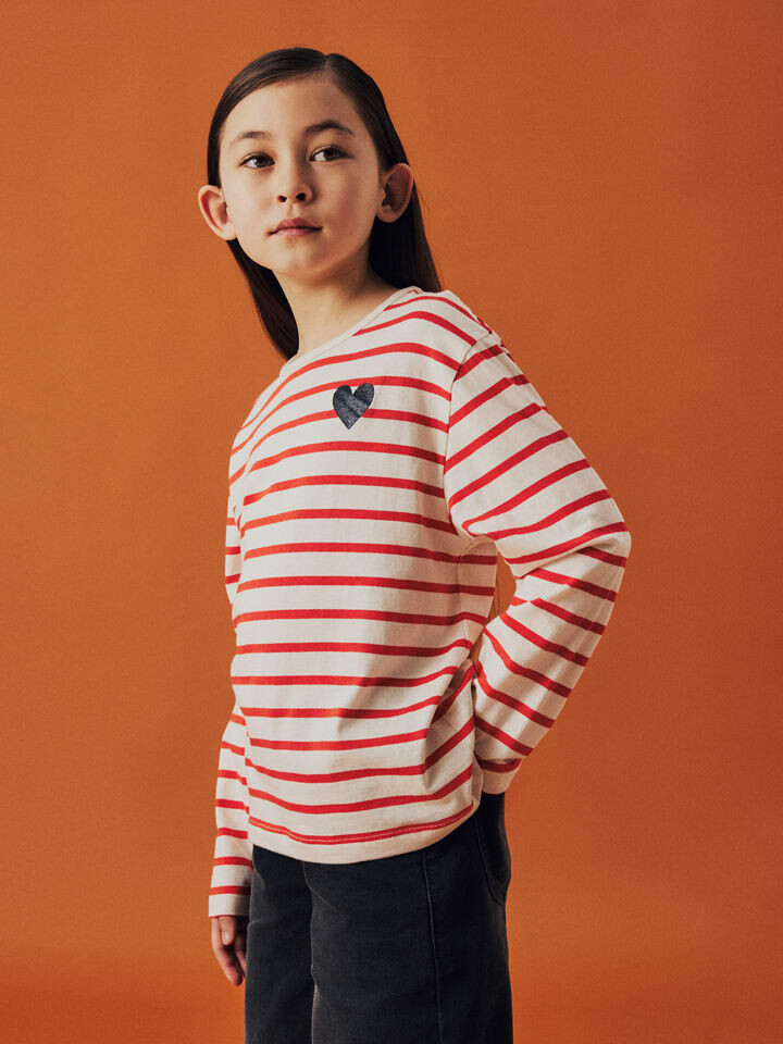 

Лонгслив name it Longsleeve, цвет Rot/Creme
