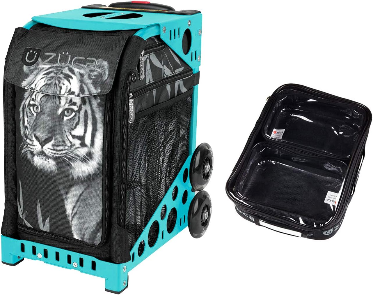 

Спортивная сумка Zuca - Tiger с подарочными пакетами: один большой и два маленьких (бирюзовая оправа), Зеленый, Спортивная сумка Zuca - Tiger с подарочными пакетами: один большой и два маленьких (бирюзовая оправа)