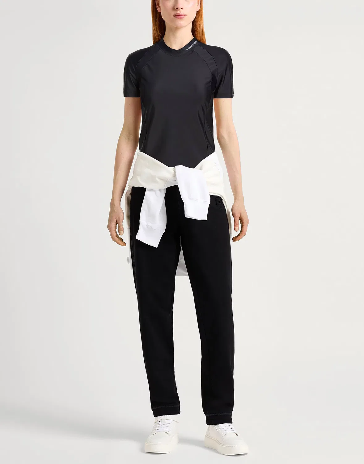 Футболка с принтом Alexander Wang Black — фото 2