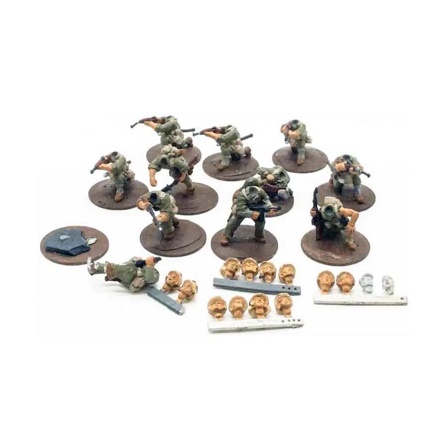 

Коллекция морской пехоты США № 2, Bolt Action - US Marines - Loose Miniatures (28mm)