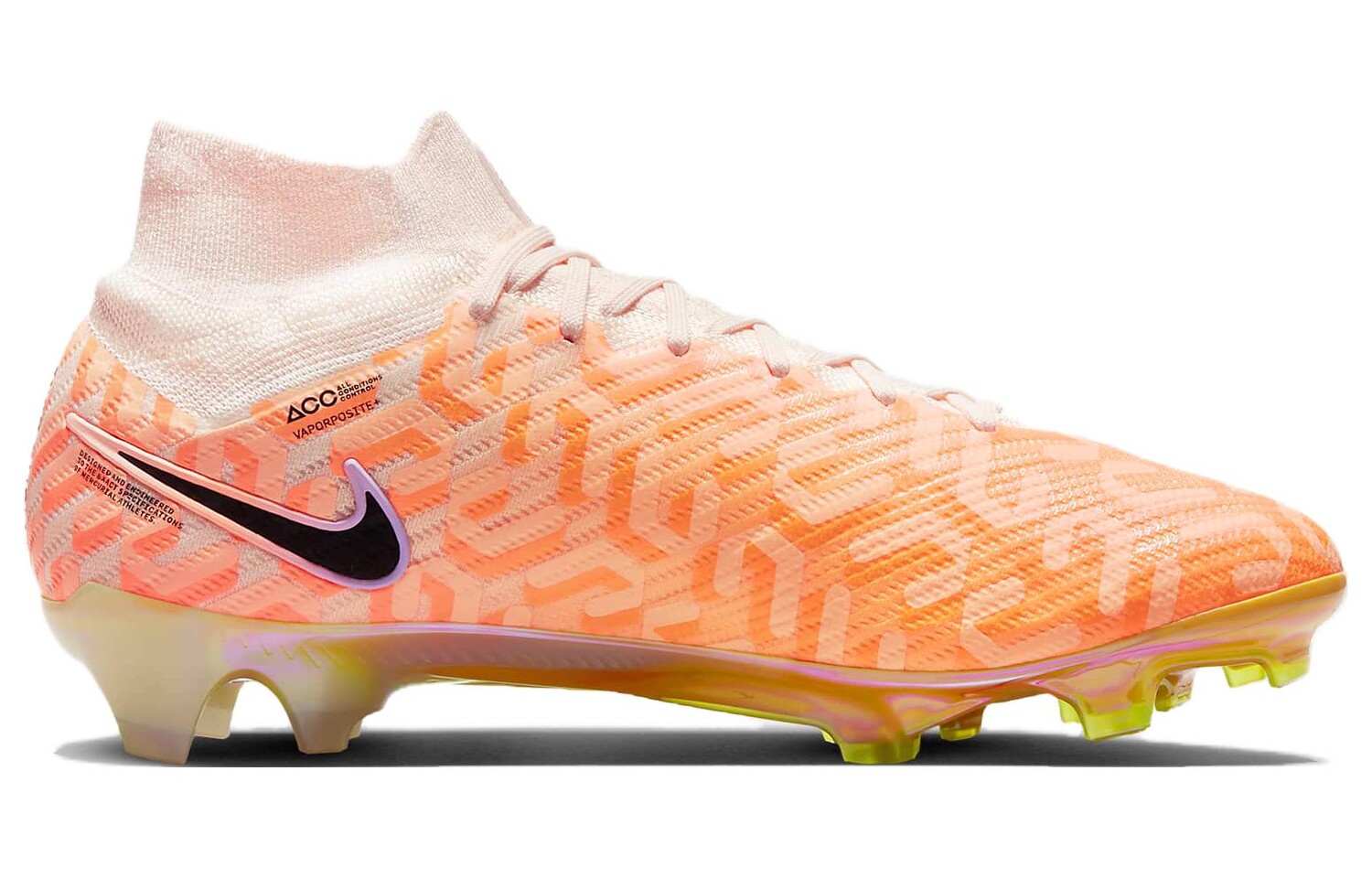 Nike Mercurial Superfly 9 Футбольные бутсы унисекс, Апельсин — фото 2