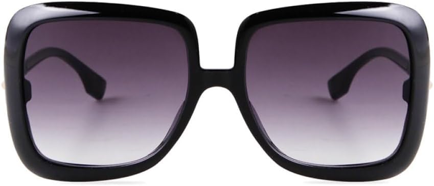 

Винтажные солнцезащитные очки 2027 года в крупной оправе с защитой от УФ-излучения UV400, стильные солнцезащитные очки для женщин, модные очки MTZJH, C1 Bright Black Grey