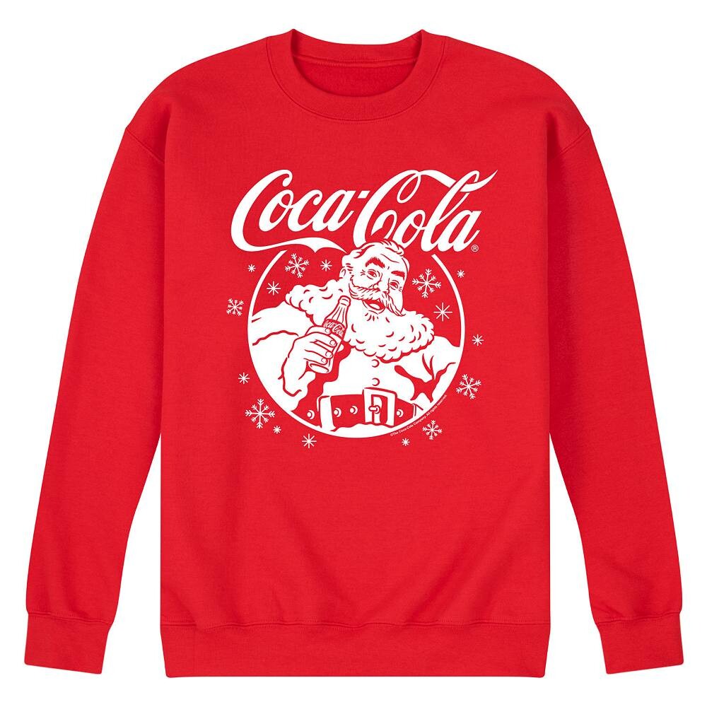 

Мужской флисовый свитшот Coca-Cola Santa Claus Licensed Character, красный