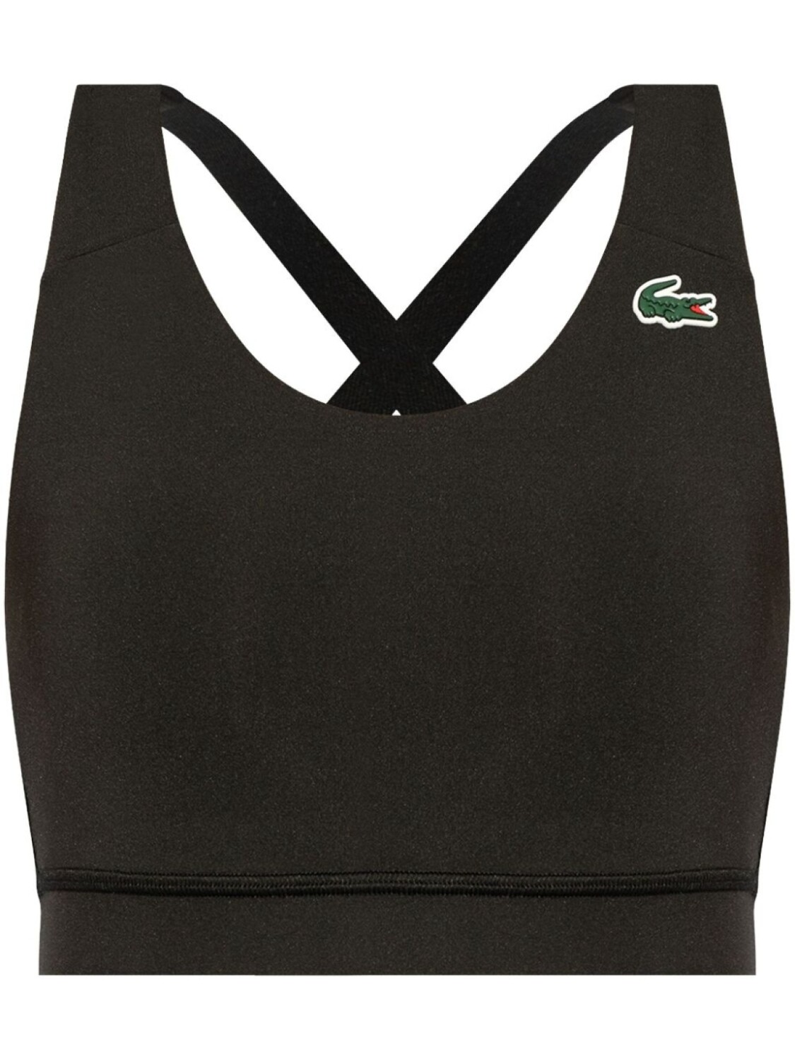 

Нашивка с логотипом производительность топ Lacoste, черный