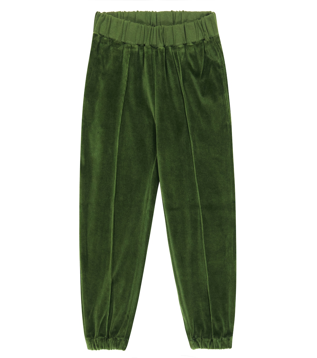 

Спортивные брюки из хлопкового бархата с окантовкой Paade Mode, Copenhagen Green