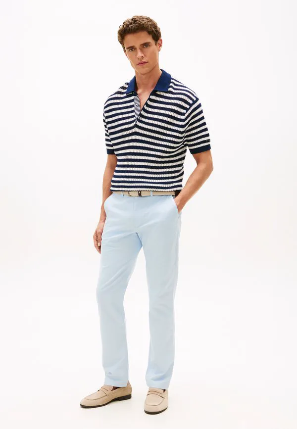 Брюки-Чиносы прямого кроя из саржи denton Tommy Hilfiger, Breezy Blue