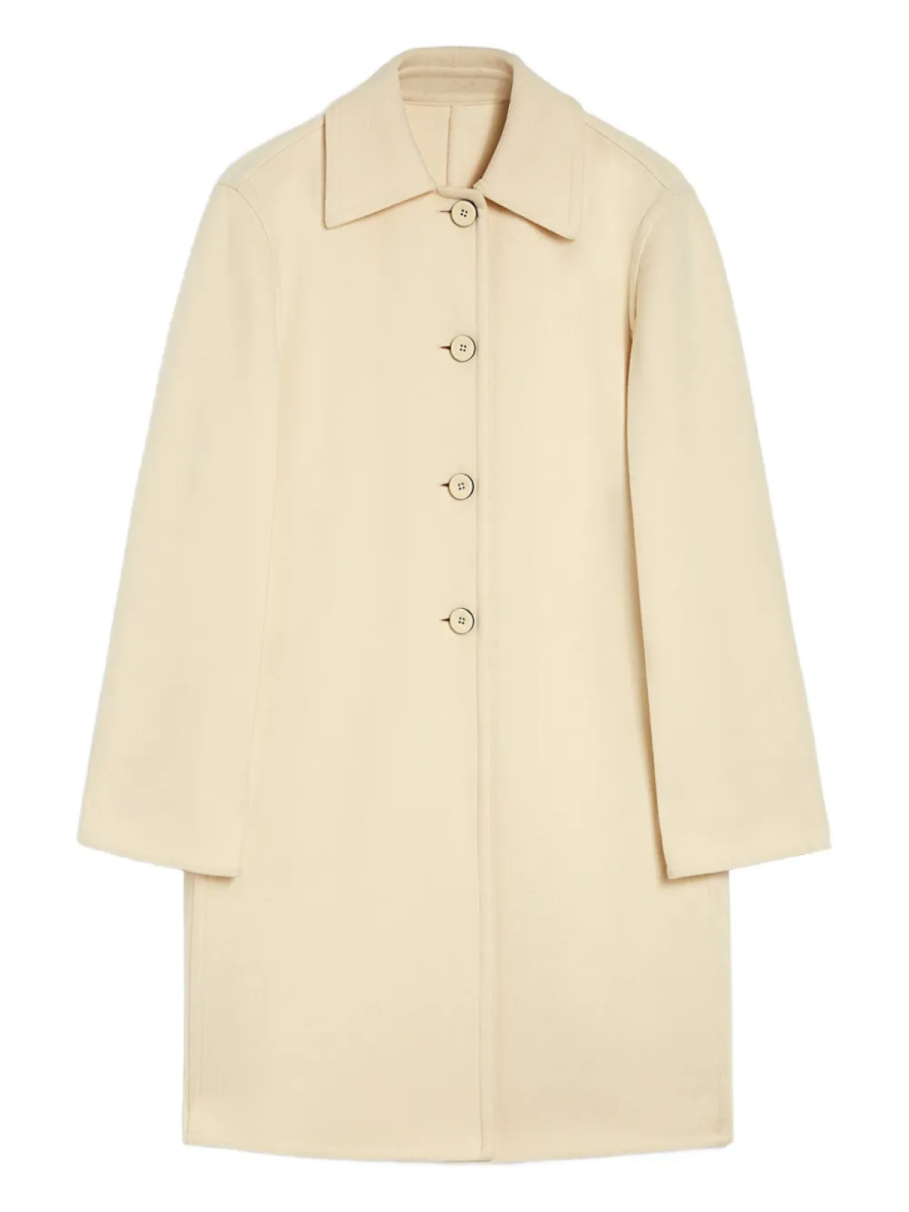 

Jil Sander пальто с потайной застежкой, белый