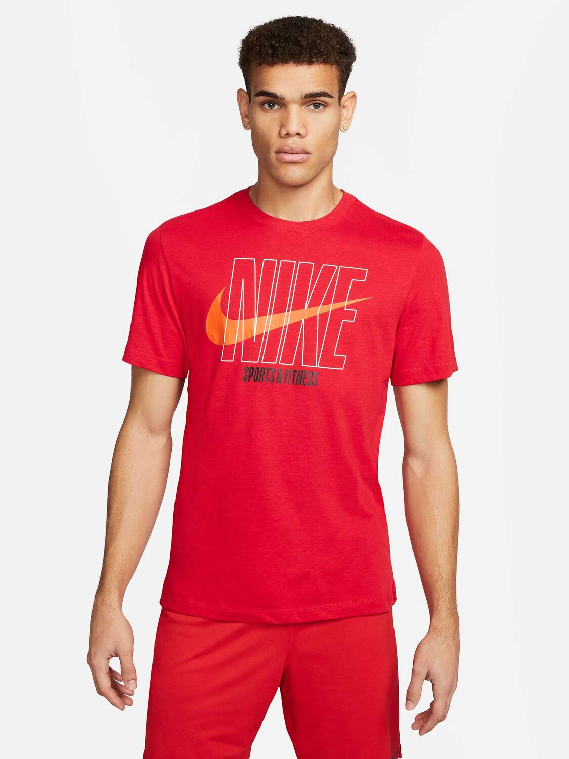 

Футболка Nike M NK DF SLUB HBR, красный