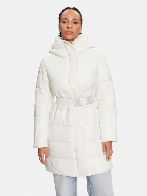 

Зимняя куртка regular fit J20J223578 Calvin Klein Jeans, экрю