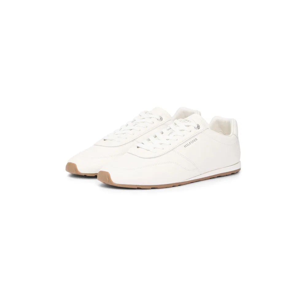 Мужские белые кожаные кроссовки Maxer Low Profile Runner от Tommy Jeans