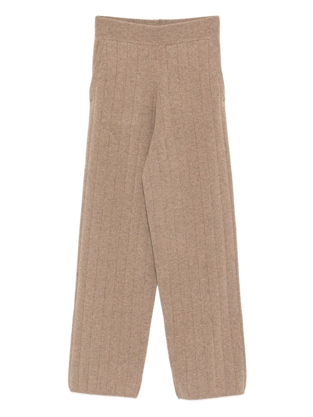 

Кашемировые брюки прямого кроя MAX MARA, коричневый