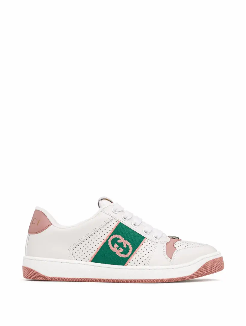 

Кожаные кроссовки Screener Gucci, мультиколор