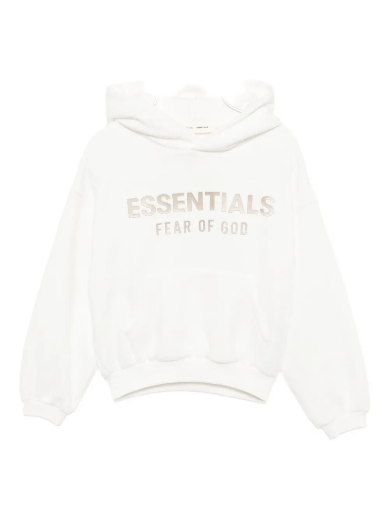 

Толстовка с капюшоном из флиса FEAR OF GOD ESSENTIALS KIDS классическая, белый