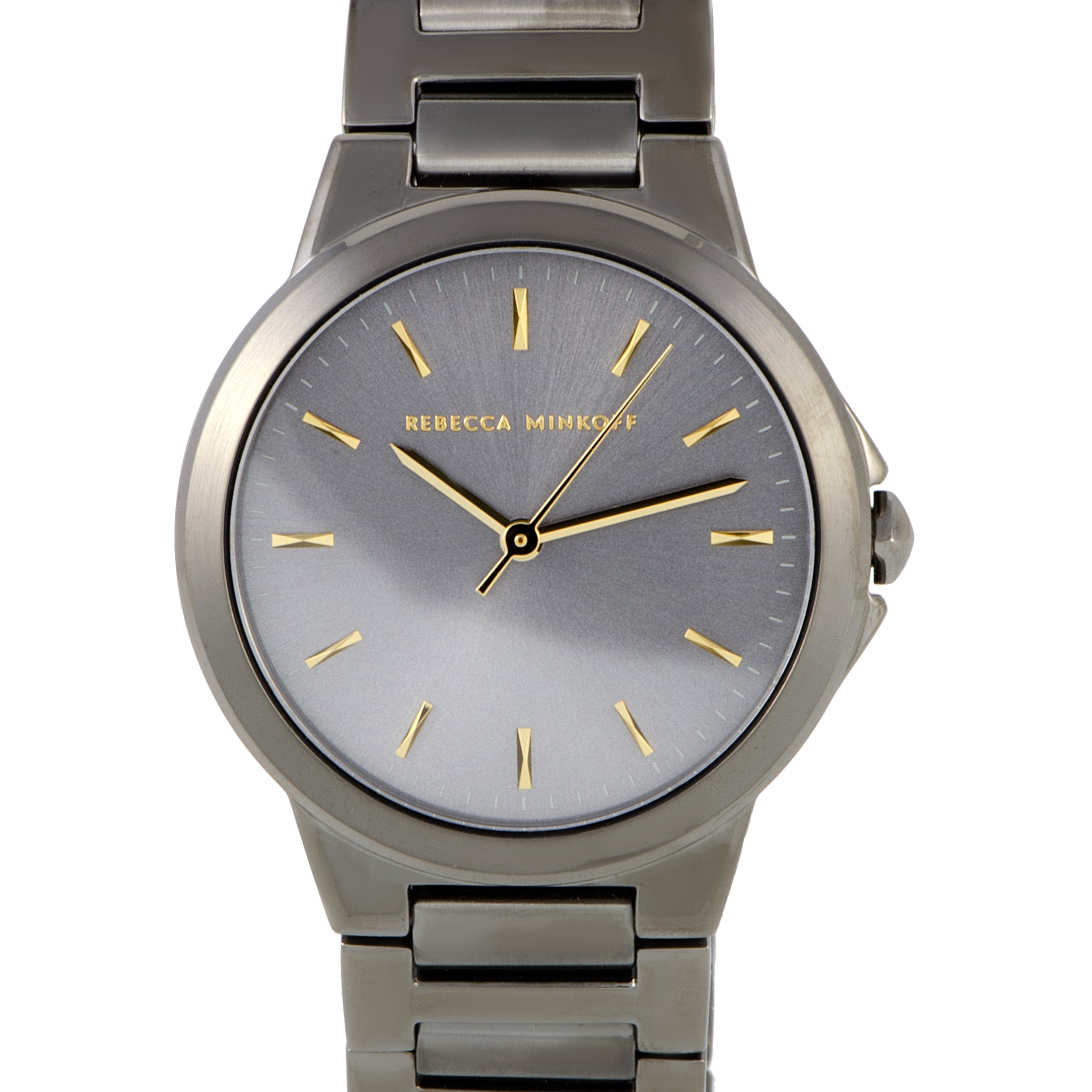 

Часы Rebecca Minkoff Cali Grey с ионным покрытием 2200306
