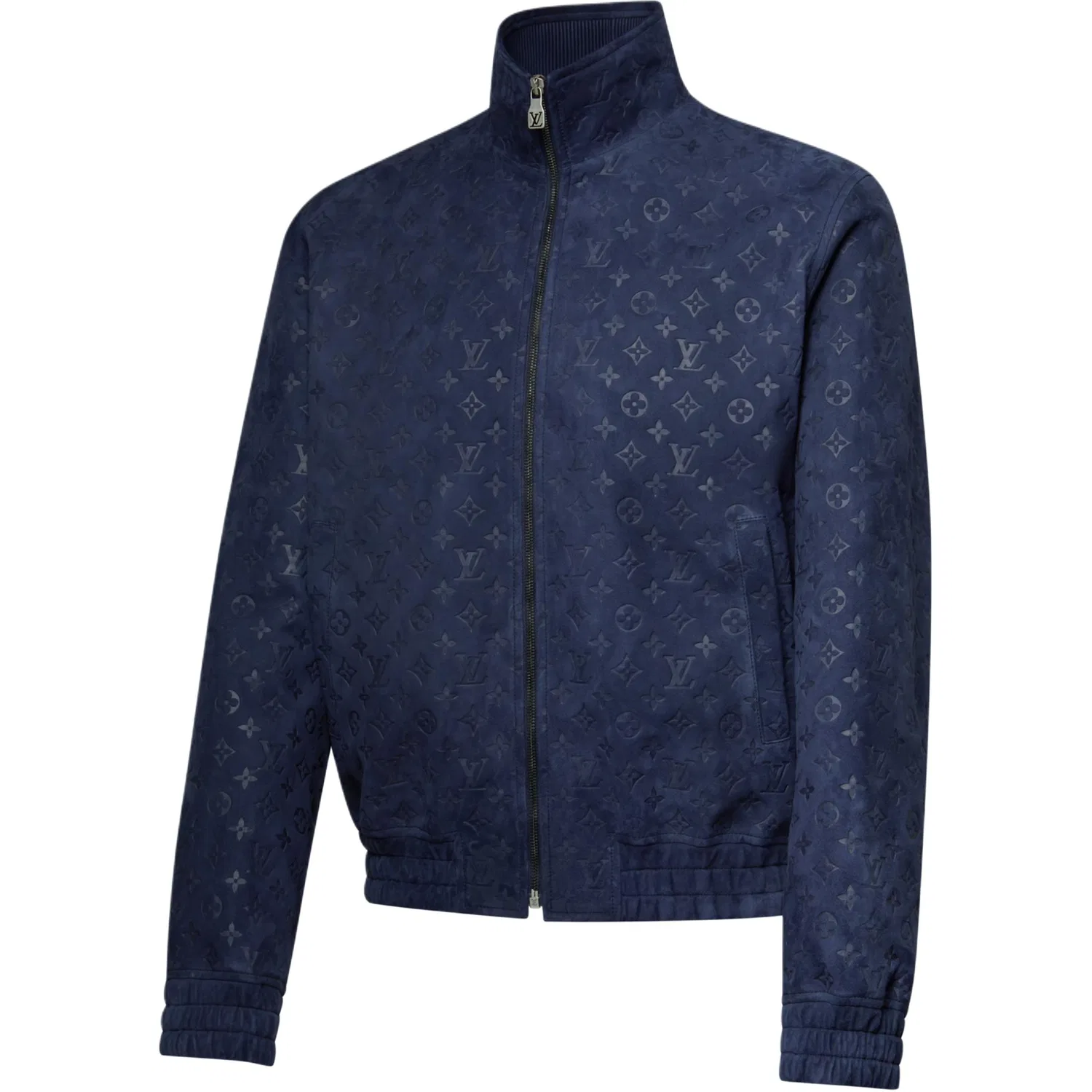 Куртка кожаная Monogram SS26, мужская LOUIS VUITTON, Ink Blue — фото 4