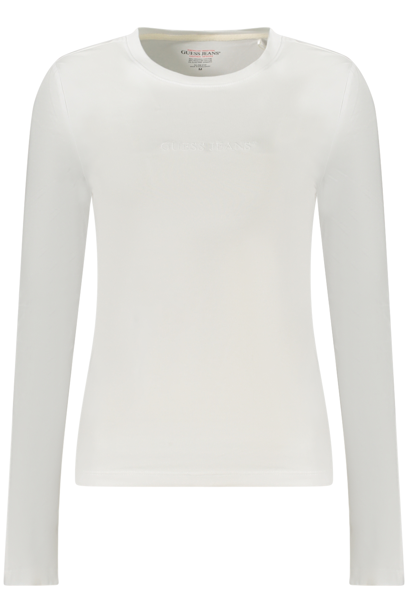 

Кофта женская Guess Jeans с длинным рукавом и круглым вырезом, белый
