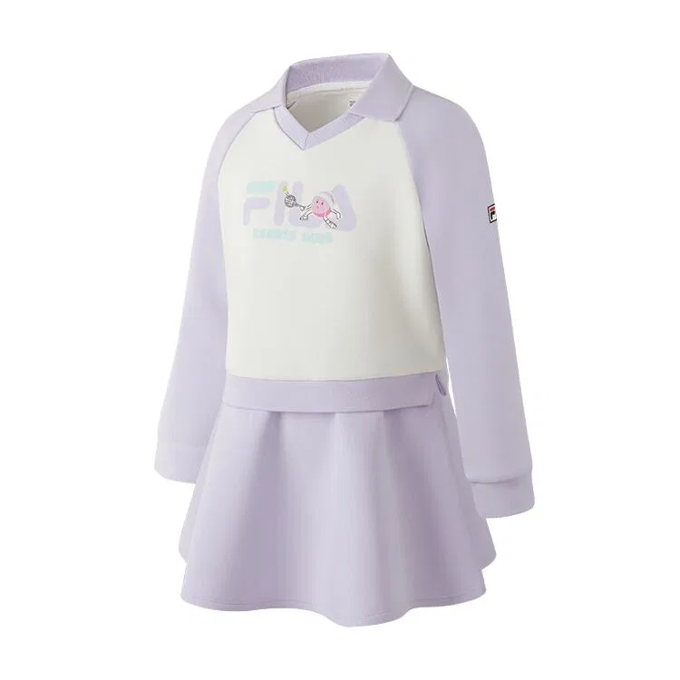 Платье для детей 3-7 лет FILA KIDS, Cloud White-WT — фото 4