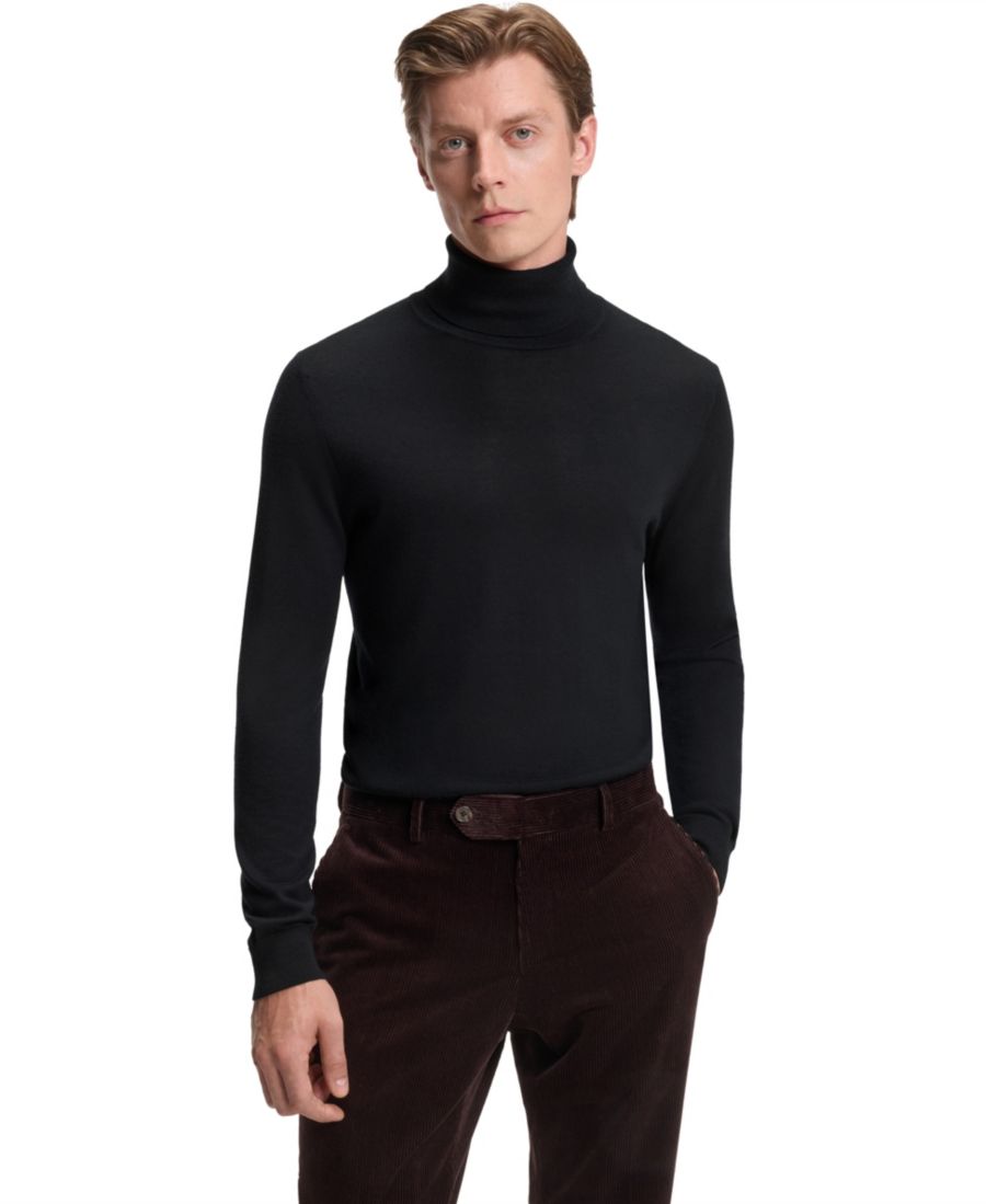 

Мужской кашемировый свитер с высоким воротником BECKHAM x BOSS BOSS by Hugo Boss, Dark Blue