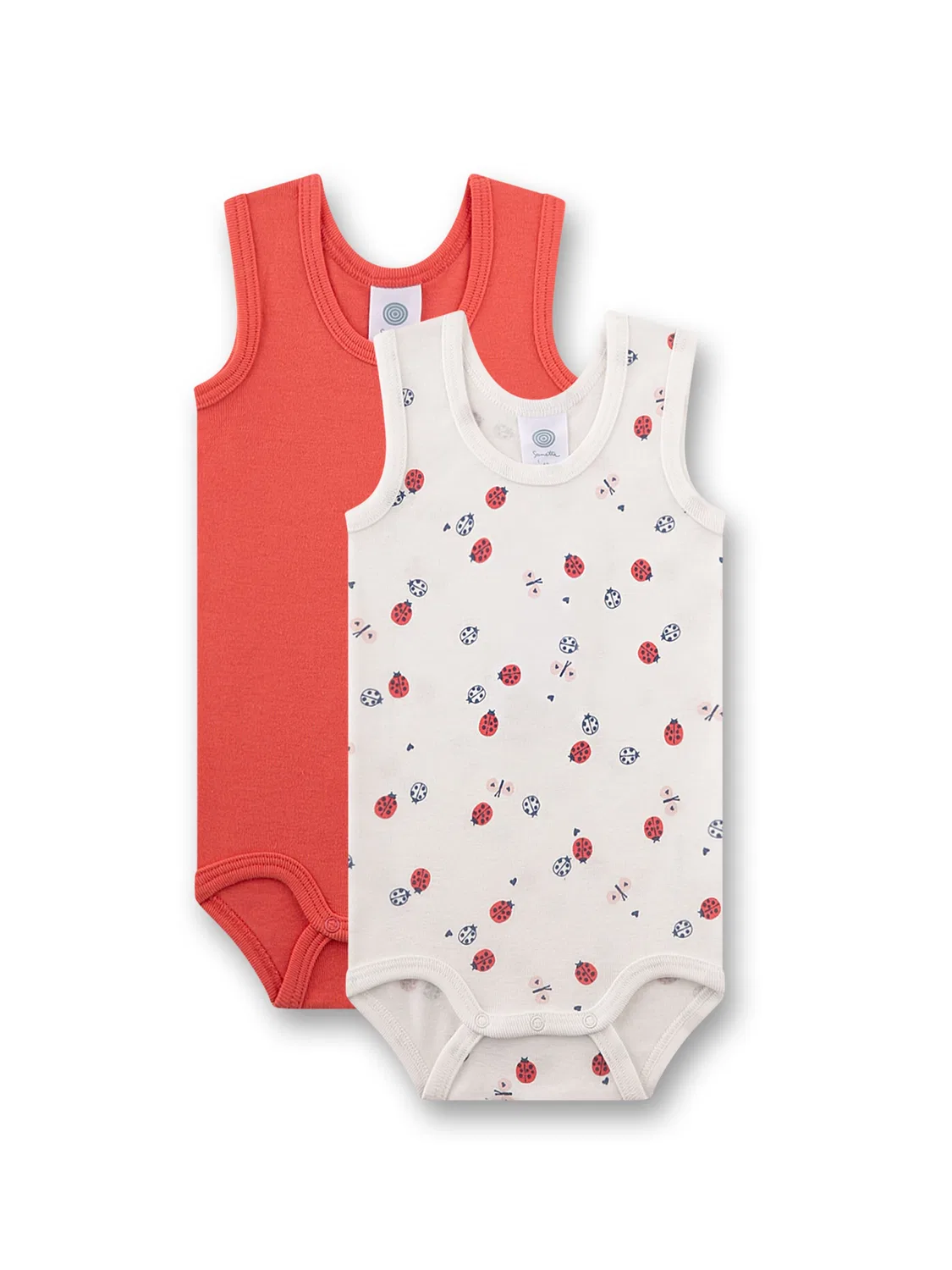 Комбинезон/Боди Sanetta, Ivory/Orange Red